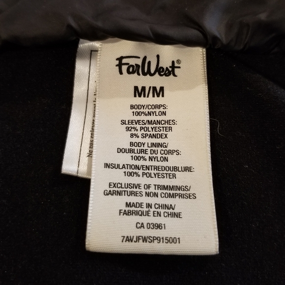 Far West Packable Spring/Fall Jacket, Medium - Picture 7 of 8
